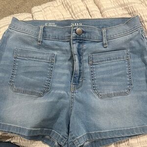 a.n.a Light Blue Jean Shorts